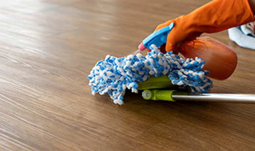 Vinyl Floor Deep Cleaning